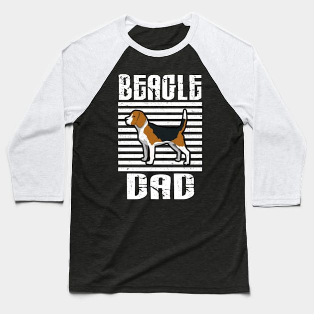 Beagle Dad Proud Dogs Baseball T-Shirt by aaltadel